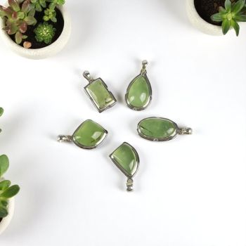 Prehnite Pendant 5 Pack